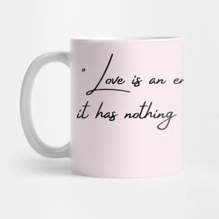 A Quote about Love by Rabindranath Tagore Mug